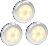 Wafasisi Motion Sensor Lights, Wafasisi Battery Operated LED Night Light Safety Lamp Step Lights Under Cabinet Lights for Stair, Bathroom, Closet, Hallway, Path